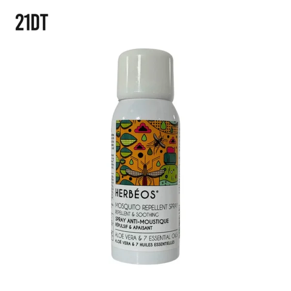 Spray Anti Moustique Corps Répulsif Apaisant 100 ml, HERBÉOS