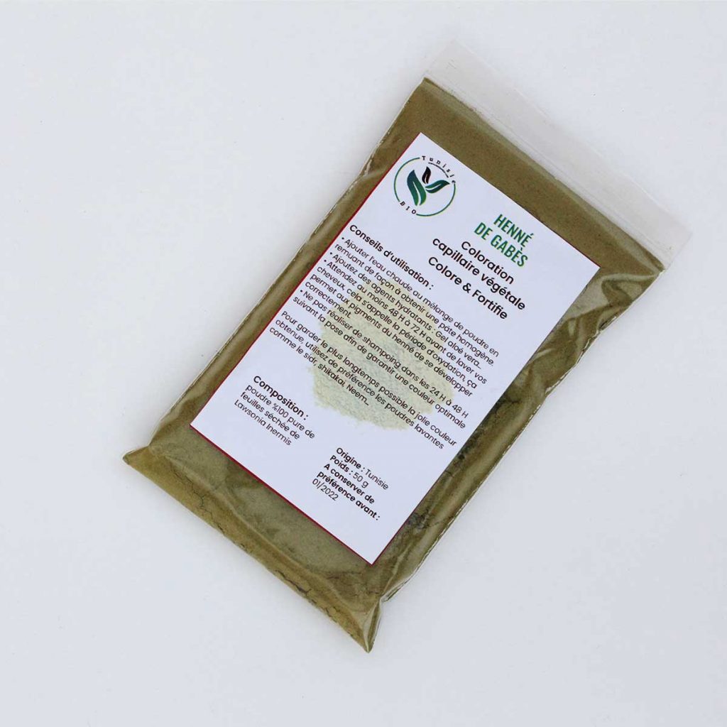 Poudre De Henné 100% Bio Pour Cheveux - Coloration Naturelle Sans Produits Chimiques, 60g