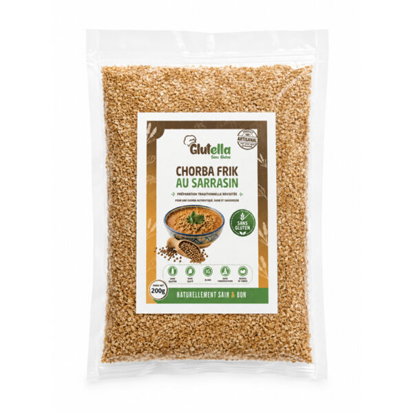 Chorba Frik Au Sarrasin 0% Gluten, Glutella