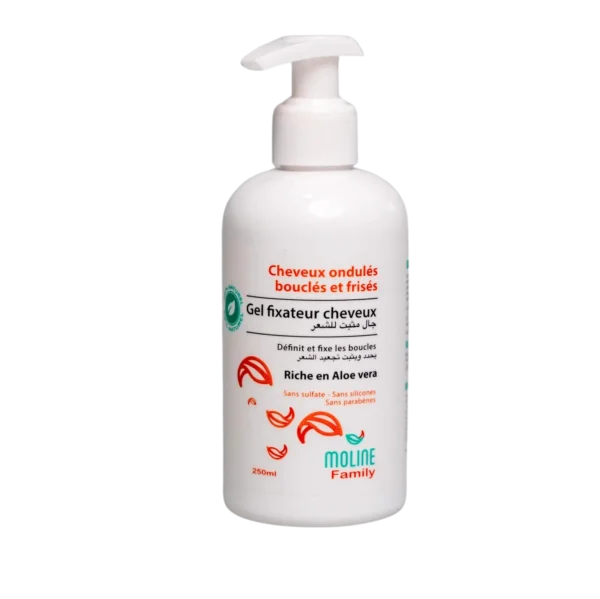 Gel Fixateur Cheveux 250ml, Moline