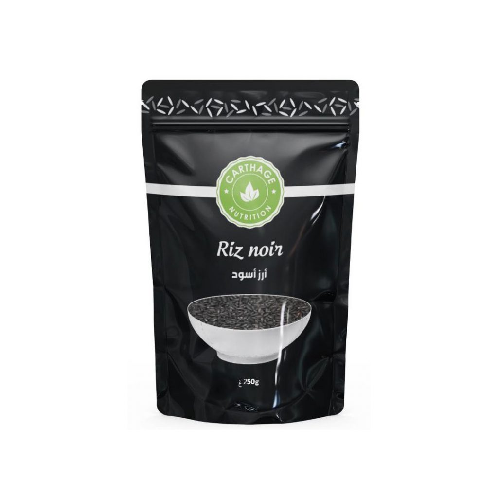 Riz noir, CARTHAGE NUTRITION - Tunisie Bio