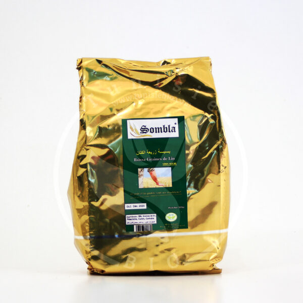 Bsissa sans sucre aux graines de lin, Sombla