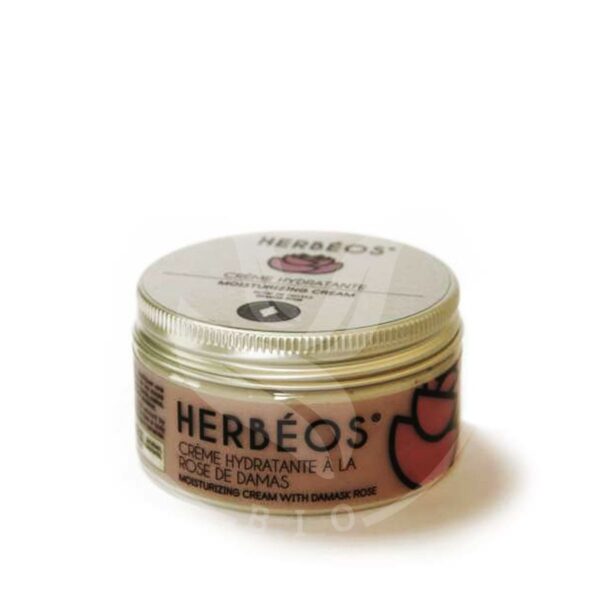 Crème Hydratante Corps & Mains & Pieds à la Rose de Damas, HERBÉOS