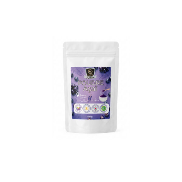 Poudre d’Açaï Biologique 100G, MERCI FIT