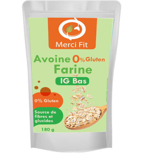Farine d’avoine sans gluten, MERCI FIT