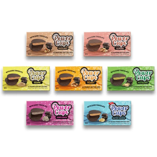 Lot de 7 Power Cups sept Goûts, MORE LIFE NUTRITION