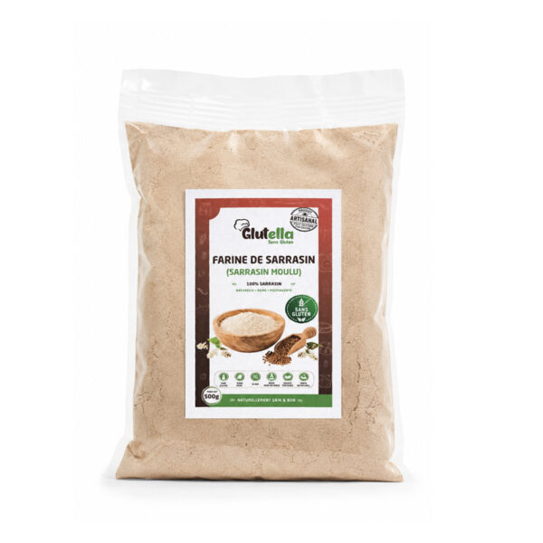 Farine de sarrasin 0% gluten, Glutella