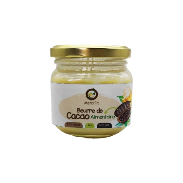 Beurre de cacao alimentaire, MERCI FIT