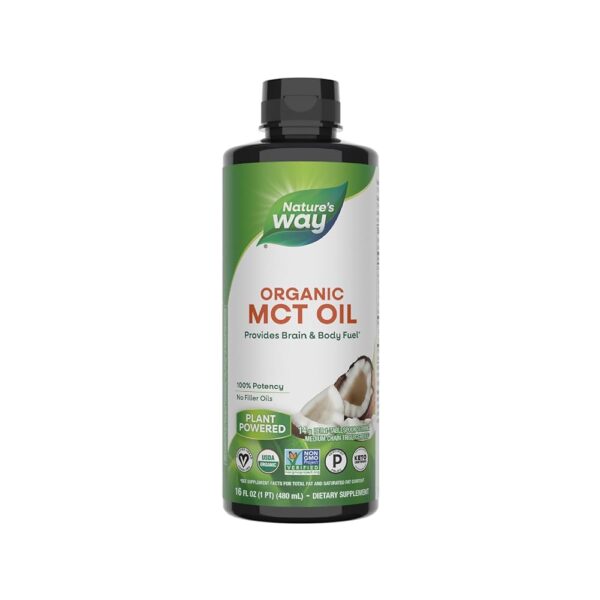 Organic MCT Oil - 480ml, Nature's Way