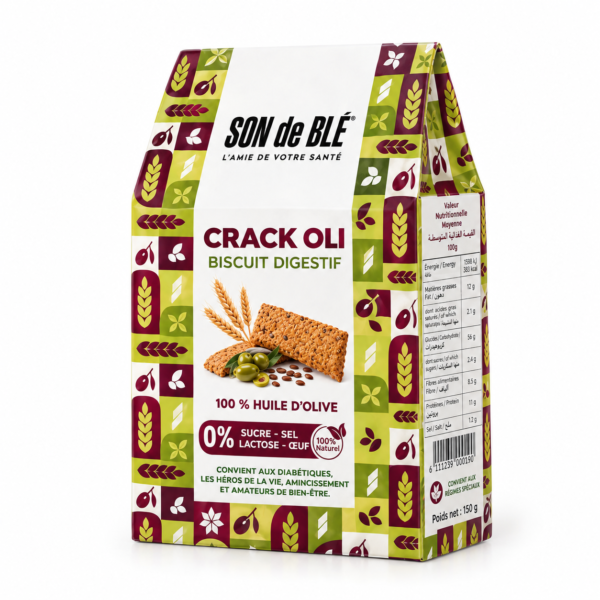 Crack Oli paquet de 150g, Son de blé