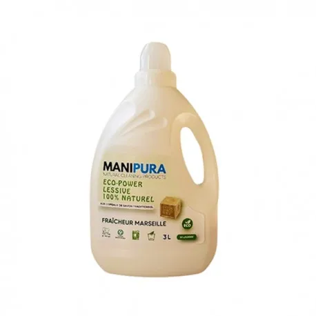 Lessive Liquide Savon de Marseille 3L, MANIPURA
