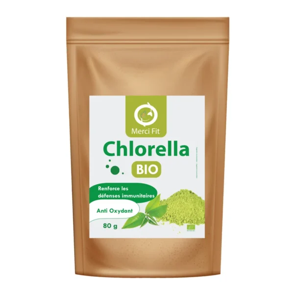 Poudre de Chlorella Bio, MERCI FIT
