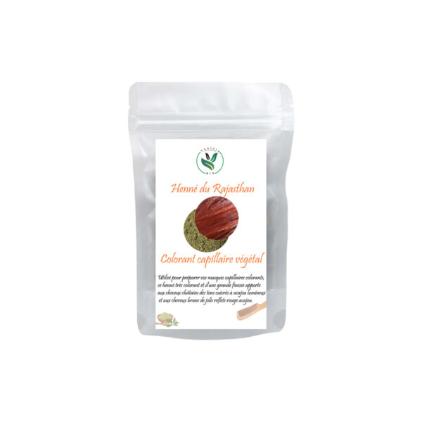 Henné du Rajasthan Colorant capillaire végétal, TUNISIE BIO