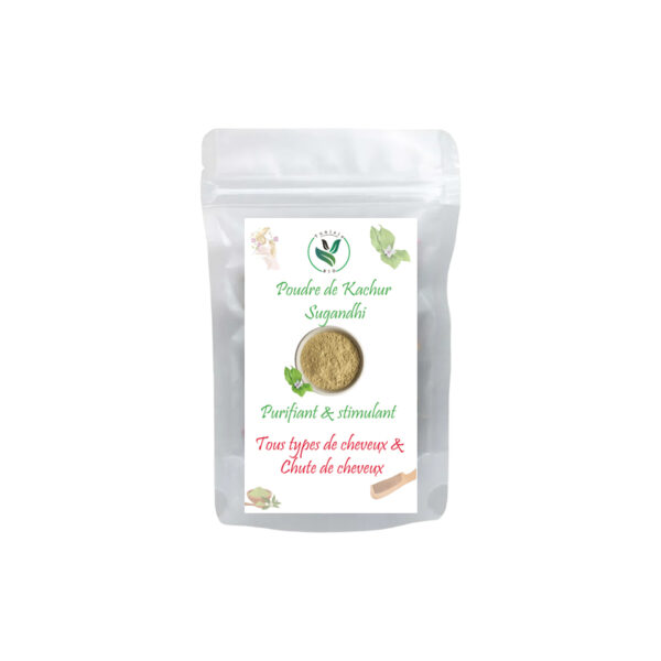 Poudre Ayurvédique De Kachur Sugandhi, Tunisie Bio