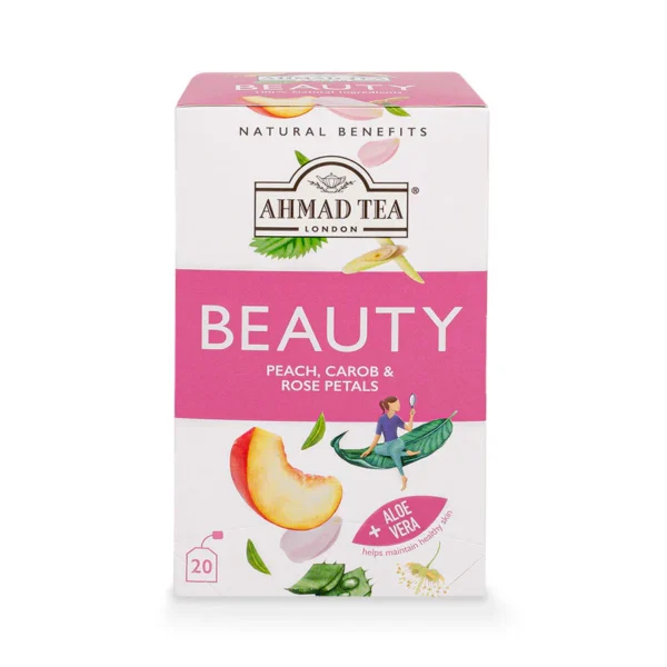 Peach, Carob & Rose Petals "Beauty" Infusion, AHMAD TEA