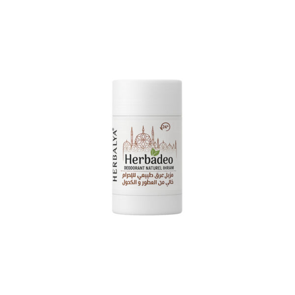 Déodorant Naturel HERBADEO IHRAM Sans Parfum et sans alcool, HERBALYA
