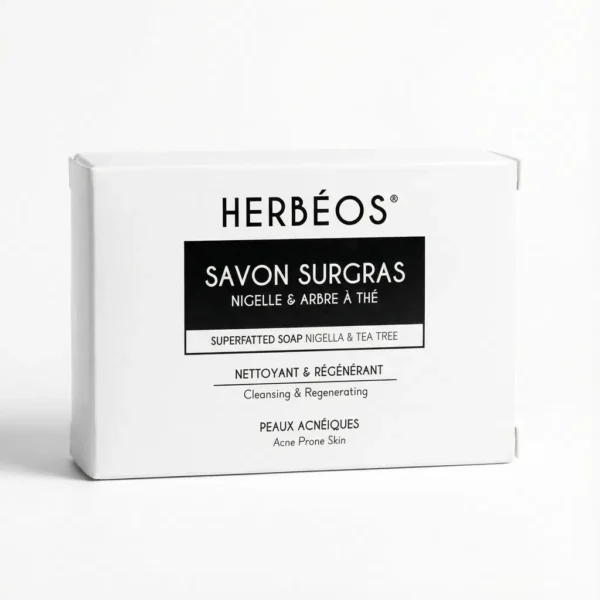 Savon Surgras Nettoyant Régénérant Peaux Acnéique 100 gr, HERBÉOS