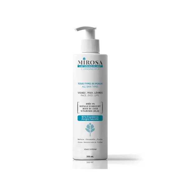 MIROSA LAIT DEMAQUILLANT 200 ML, MIROSA
