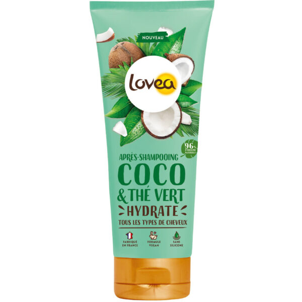 Après-Shampooing Coco et Thé Vert 200ml, Lovea