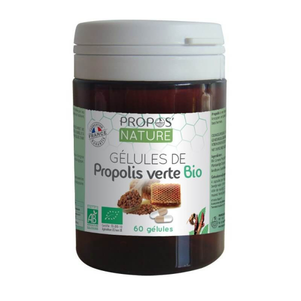 Gélules de Propolis verte Bio, PROPO'S NATURE