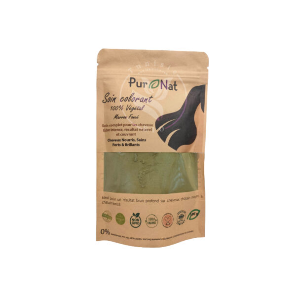 Soin Colorant Marron Foncé 100GR, PURNAT