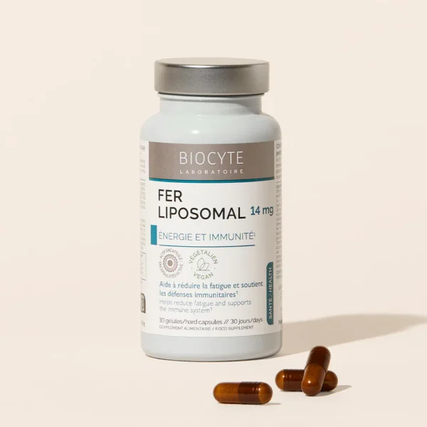 Fer Liposomal 30 Gélules, Biocyte