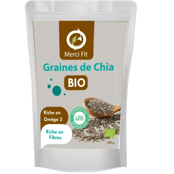 Graines de Chia BIO, MERCI FIT