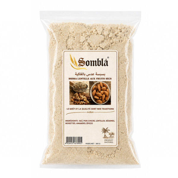 Bsissa lentilles et Fekia (Fruits secs), Sombla