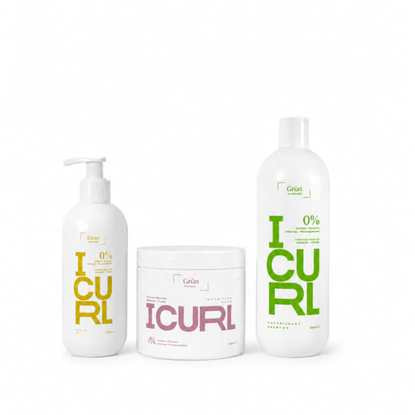 Pack TRIO I Curl Cheveux Bouclés, Grün Skincare