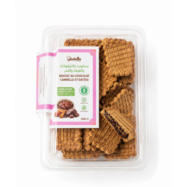 Biscuit à la cannelle et aux dattes sans gluten, Gluetlla
