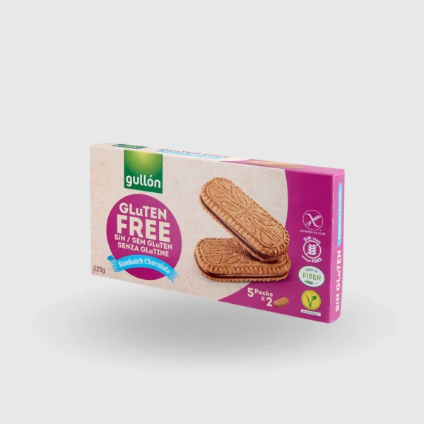 Biscuits fourrés au chocolat sans gluten 225 g, Gullon