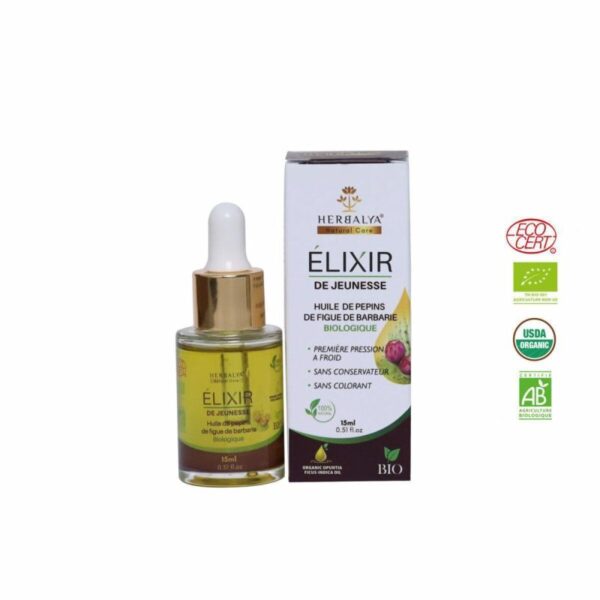Huile de Pépins de Figue de Barbarie Bio 15ml, HERBALYA