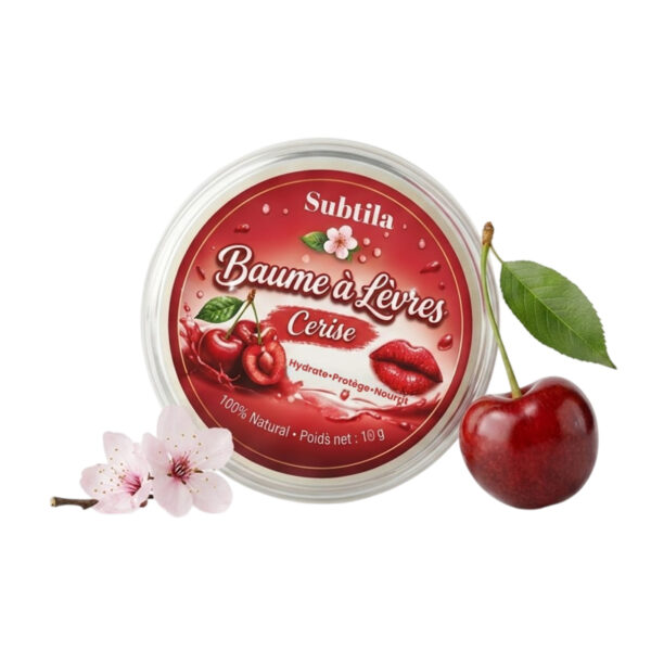 Baume à Lèvres Naturel Cerise, SUBTILA