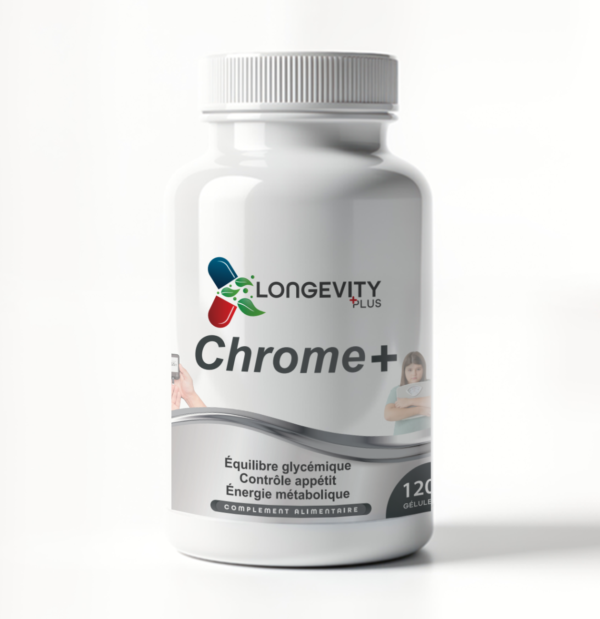 Chrome plus 120 Gélules, LONGEVITY PLUS