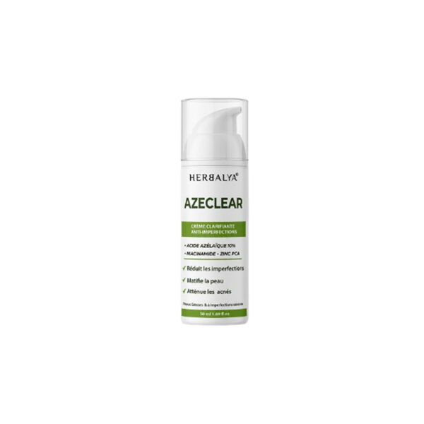 AZECLEAR: Crème Clarifiante Intensive Niacinamide & Acide Azélaïque, HERBALYA