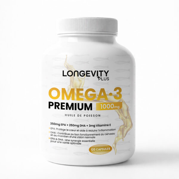 OMEGA-3 Premium 120 capsules, LONGEVITY PLUS