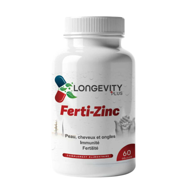 Ferti-Zinc 60 Gélules, LONGEVITY PLUS