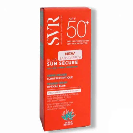 Ecran sun secure blur spf50+ 50 ml sans parfum, SVR