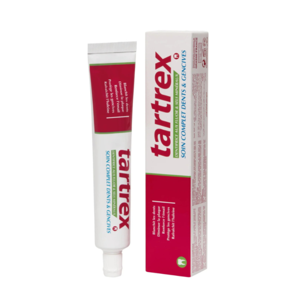 TARTREX DENTIFRICE SOIN COMPLET AUX FLUOR ET SELS MINERAUX 80ML, PHYTEAL
