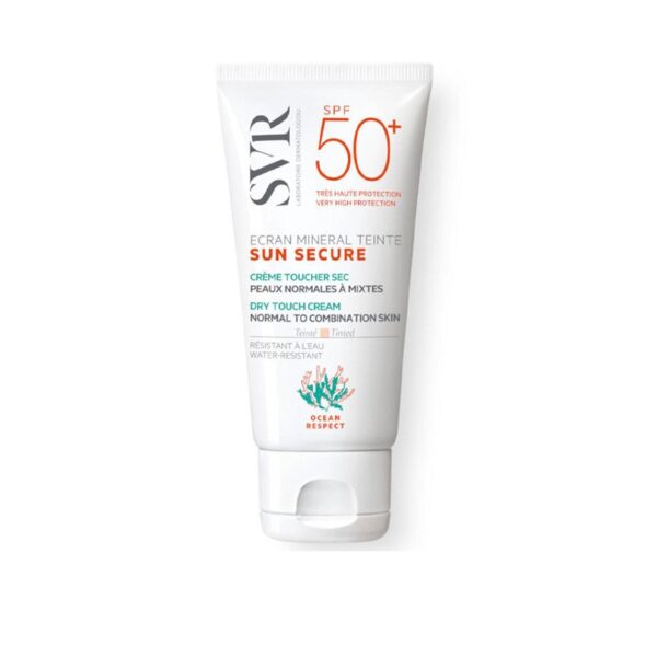 SUN SECURE ECRAN MINERAL TEINTE PEAUX NORMALES A MIXTES SPF 50+ 50ML, SVR