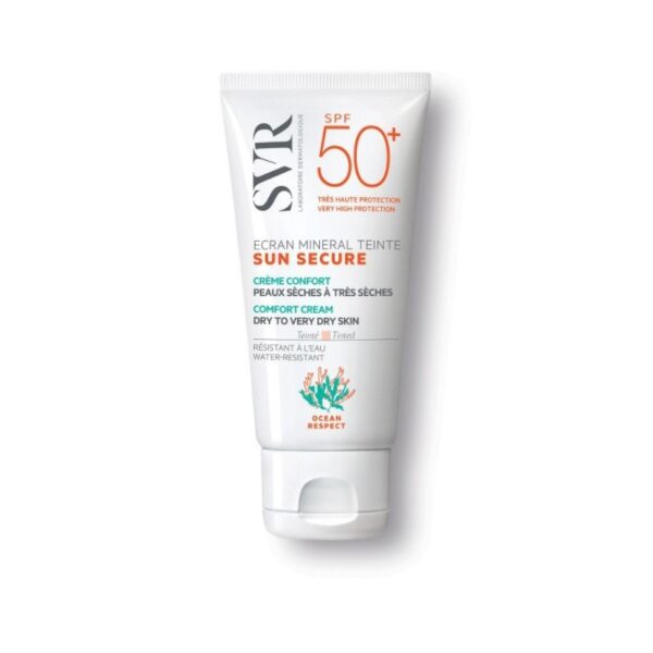 SUN SECURE ECRAN MINERAL TEINTE PEAUX SECHES A TRES SECHES SPF50+ 50ML, SVR