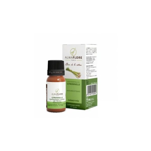 Huile de citronnelle 10ml, ALMAFLORE