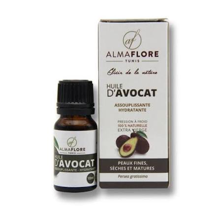 Huile d’Avocat 10ml, ALMAFLORE