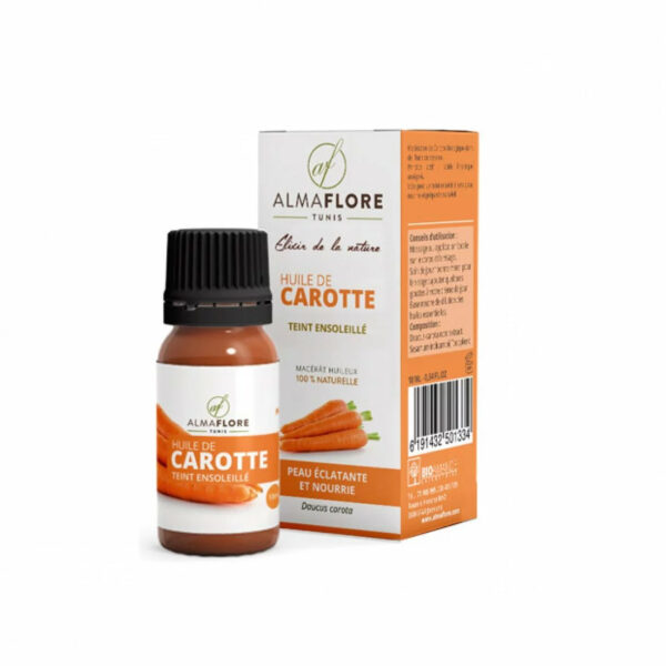 Huile de carotte 10ML, ALMAFLORE