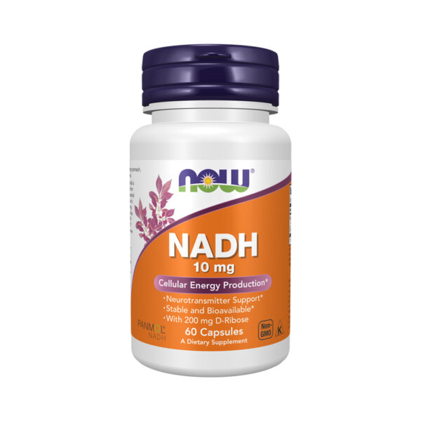 NADH 10 mg Capsules, NOW DOODS