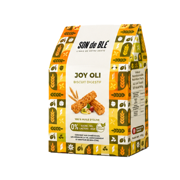 Biscuits Joy Oli 120G, Son de Blé